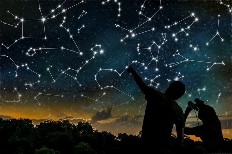 наблюжение за звездным небом